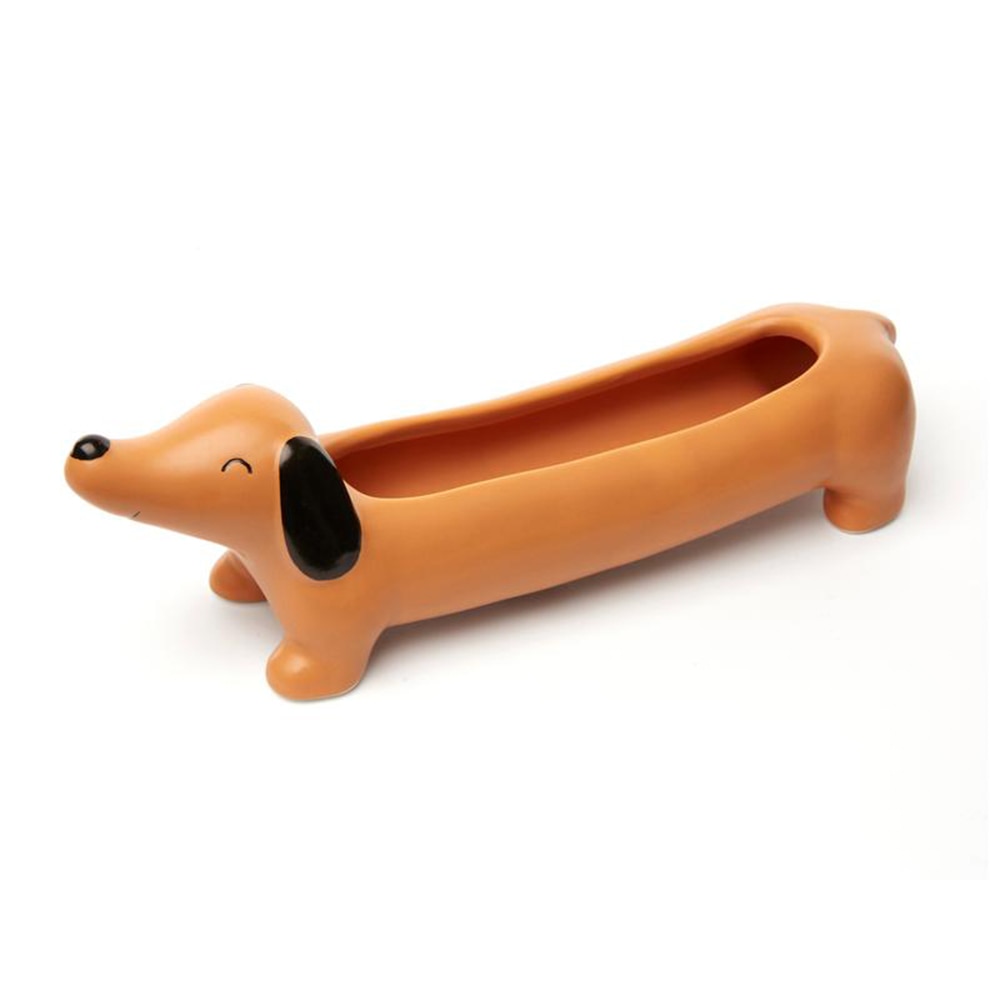 Kikkerland, Novelty, Home & Auto, Daisy the Dachshund, Planter, 458338